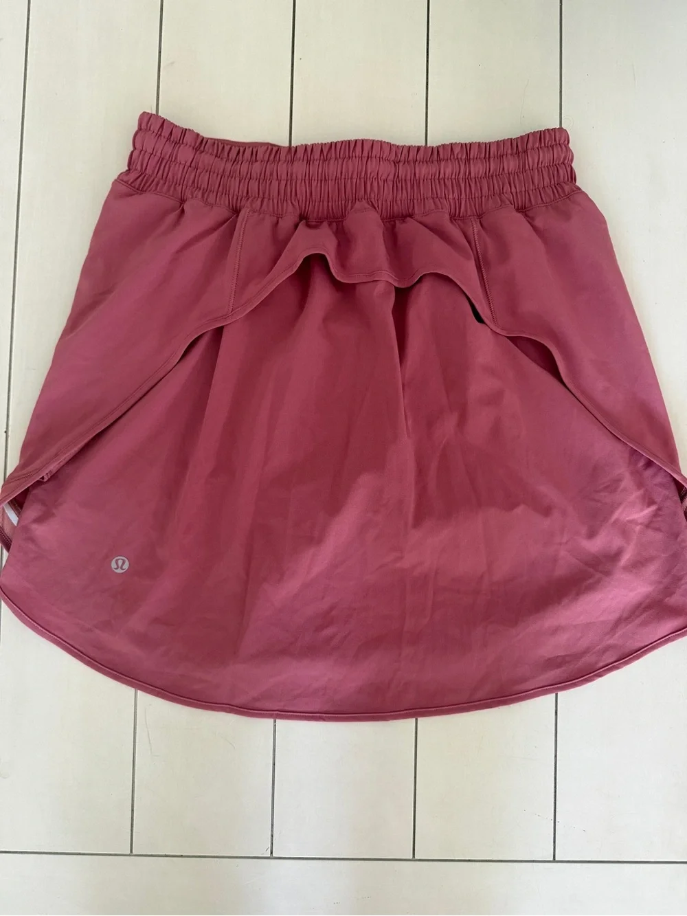Lululemon Pace Setter Skirt Size 8 Dusty Rose Pink Running Skort